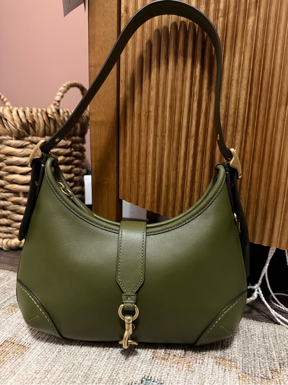 NWOT Coach Hampton Hobo in Olive